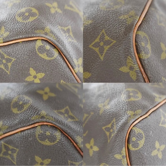 LOUIS VUITTON SPEEDY 35 TRAVEL HAND BAG MONOGRAM LEATHER BROWN M41524 62MW045 - Picture 5 of 9